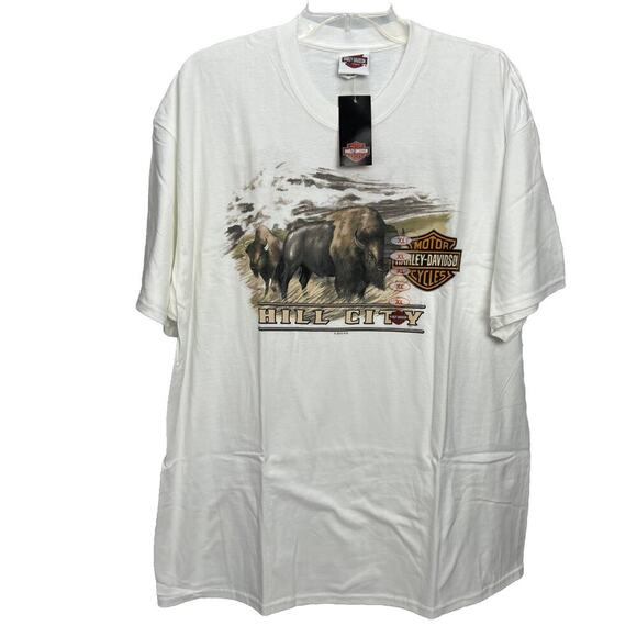 Harley-Davidson Other - Harley Davidson 2012 Beefy R.K. Stratman Buffalo Hill City Harley T-Shirt XL NWT